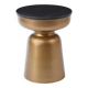 Table d'Appoint Top Granit Effet Bronze