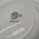 Blue Rose Service 6 flat plates and 1 vintage round plate