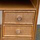 Bureau en rotin vintage