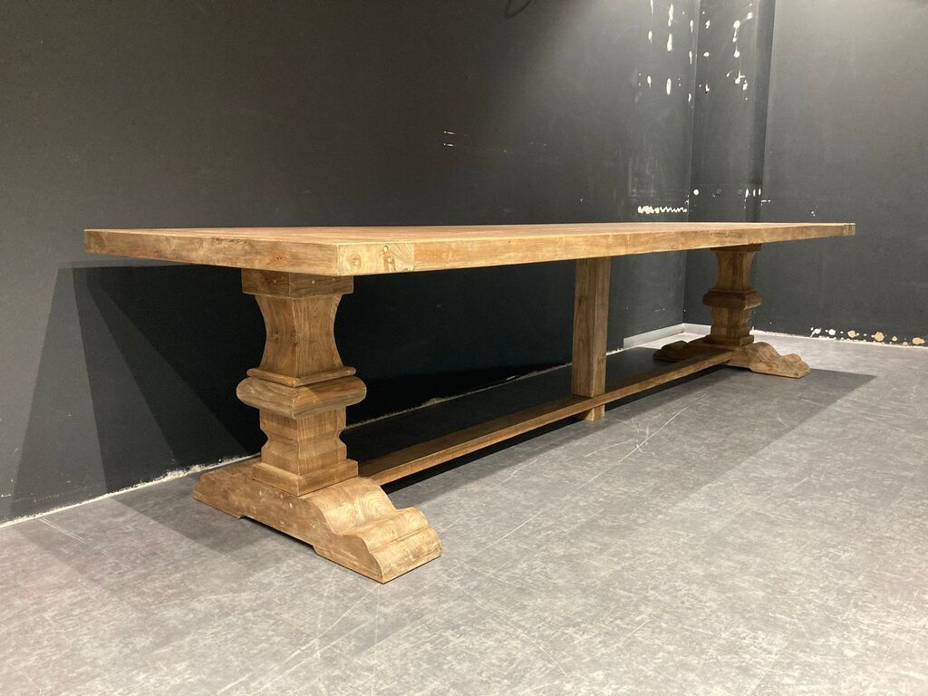 Solid chene table 300 x 100 cm