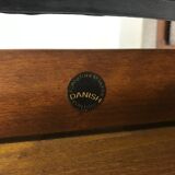 Paire de fauteuils noir par Illum Wikkelsoe pour Niels Eilersen, Danemark