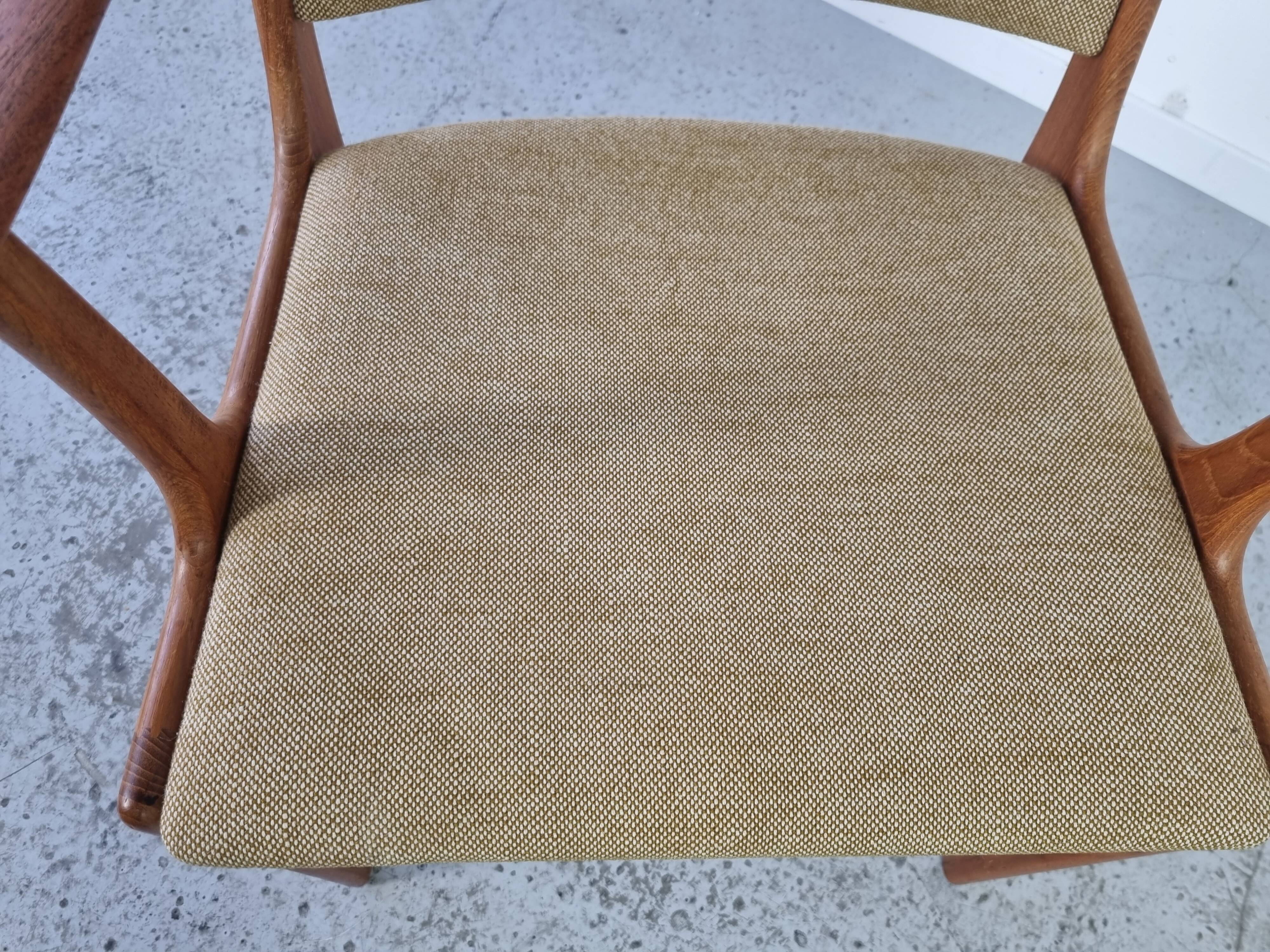 Teak office chair by Johannes Andersen for Uldum, 60s