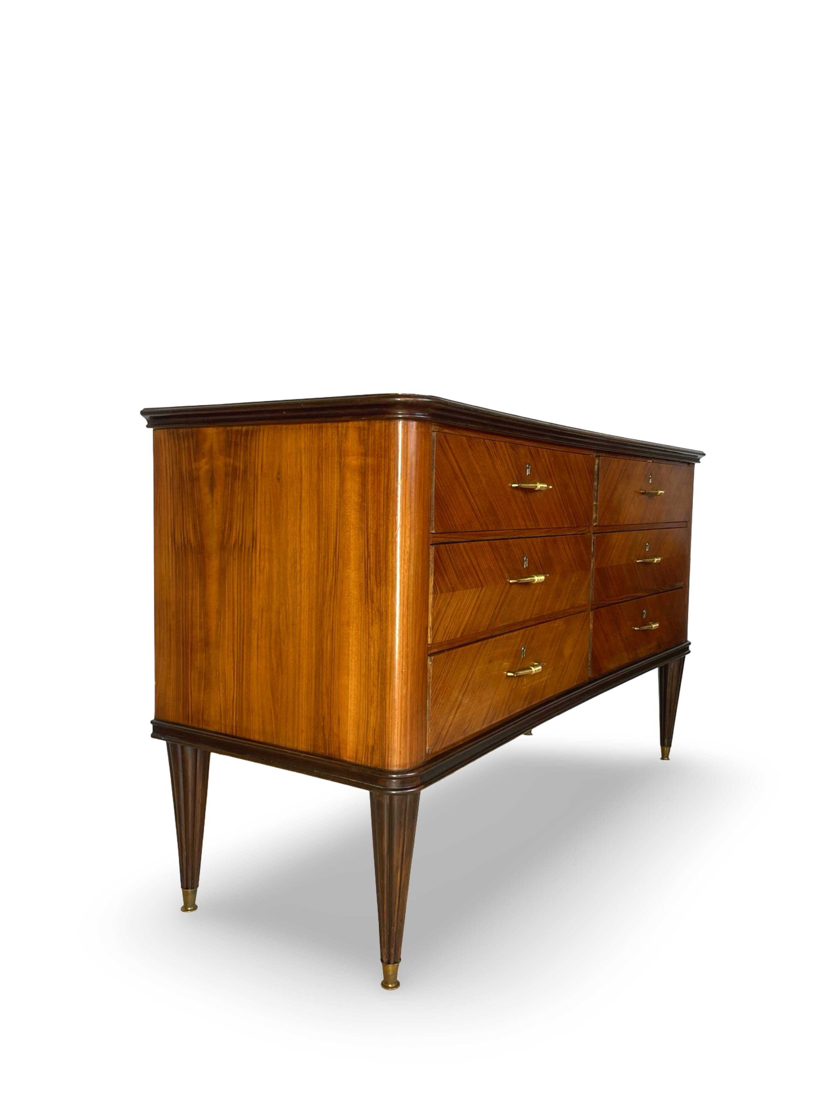 An Italian chest of drawers from the mid-20th century.