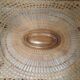 Crush: coffee table in caning and vintage wood