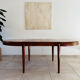 Table à manger vintage scandinave Baumann 