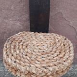 Handmade wickerwork chair from the 60s and 70s