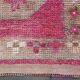 Tapis de Couloir Anatolien Fuchsia, Motifs Géométriques Vintage, 94x324 Cm