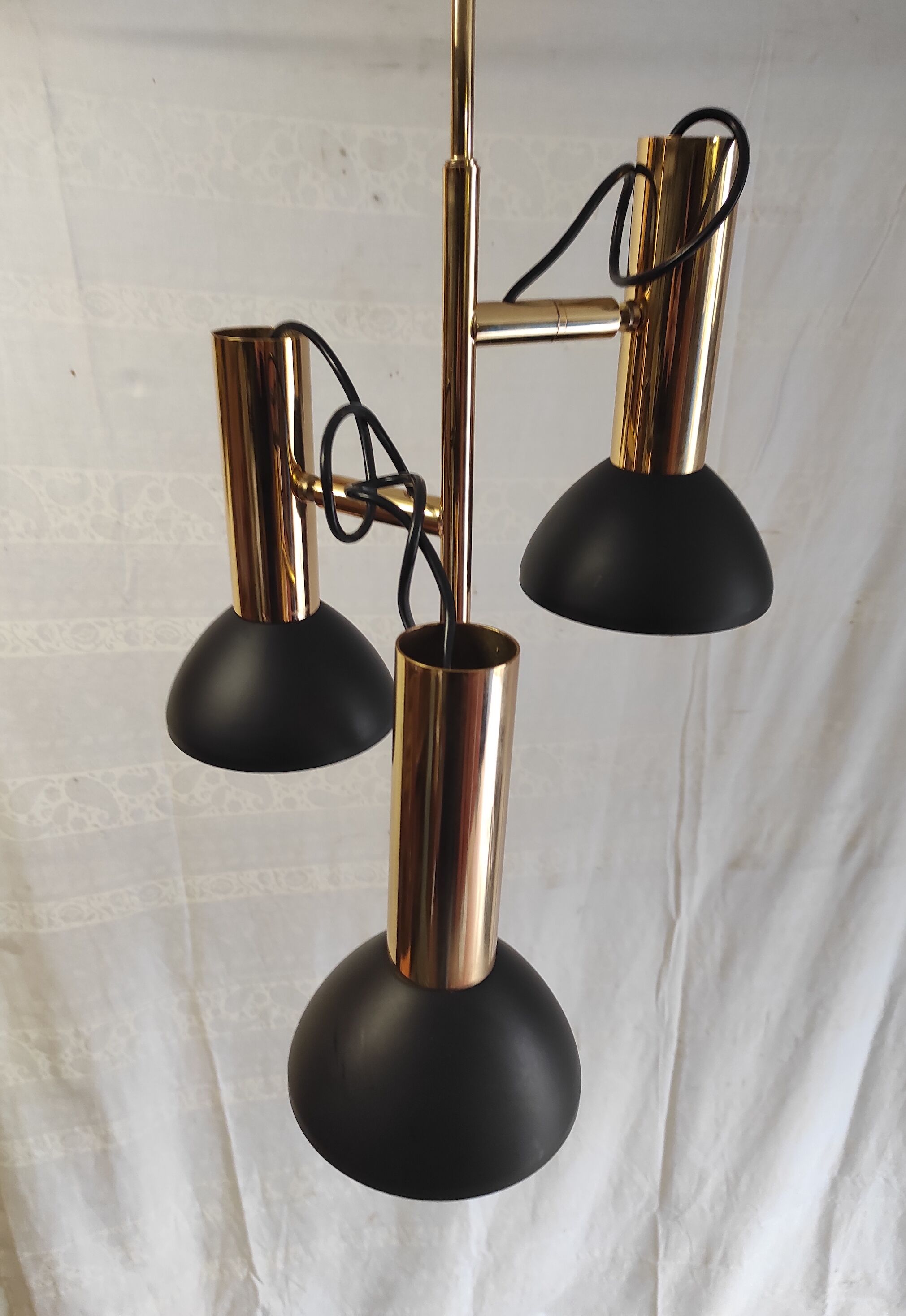 Suspension 3 brass spots - 60s
