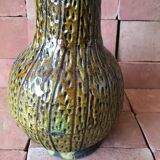 TAMEGROUTE POTTERY VASE IN GLAZED TERRACOTTA