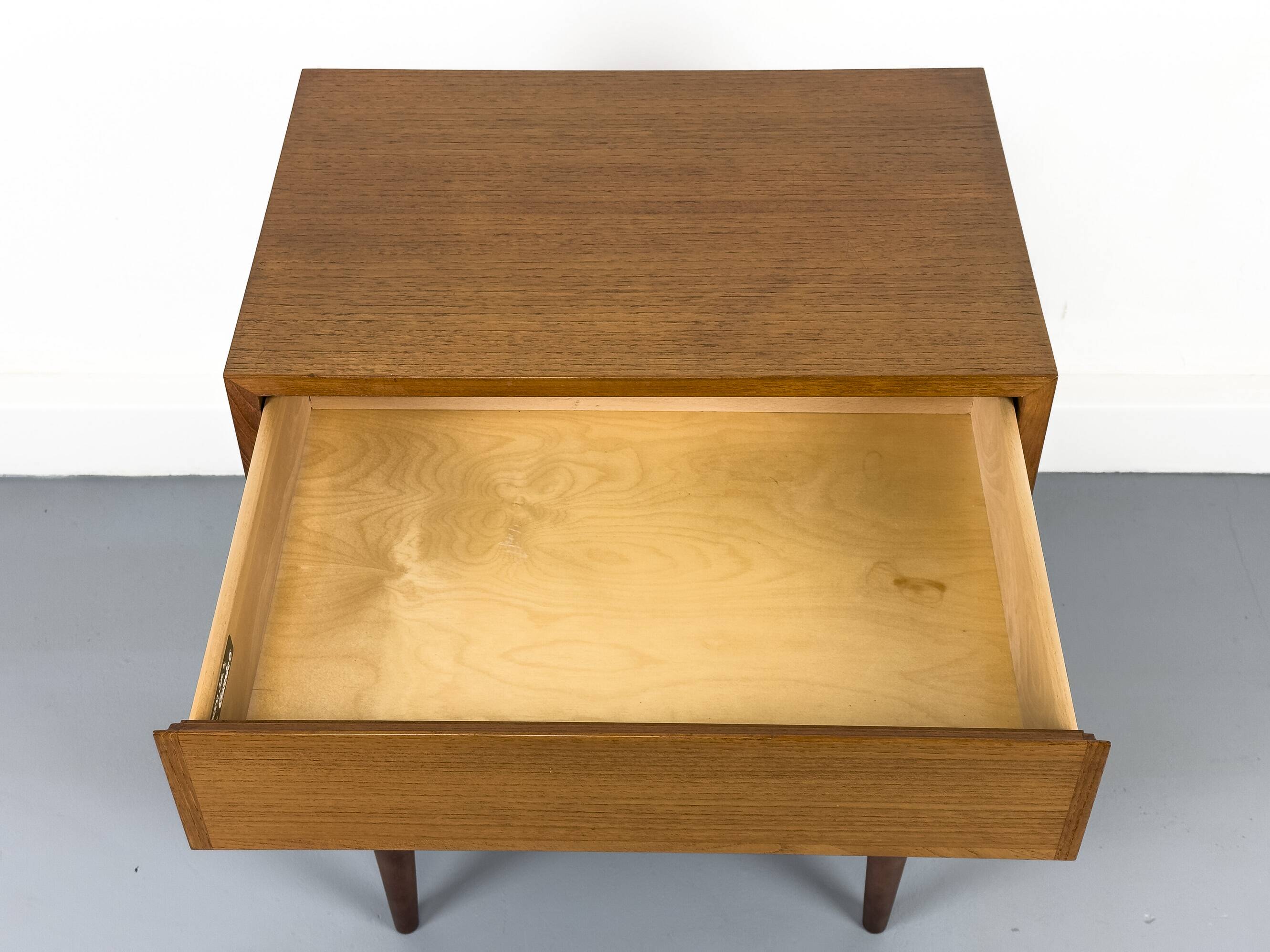 Armoire en teck avec tiroir d'Omann Jun, années 1960