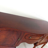 Cuban vintage buffet mahogany credence marquetry inlaid with beautiful quality