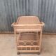 Vintage rattan wicker bar dessert table