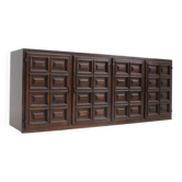 Buffet crédence brutaliste espagnol vintage