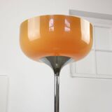 Grand lampadaire marron de Luigi Massoni pour Guzzini, années 1970