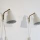 Paire d'appliques vintage 1950