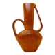 Scandinavian vintage carved teak vase, 1960