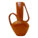 Scandinavian vintage carved teak vase, 1960