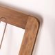 Canapé vintage des années 60 en bois de teck et tissu design danois