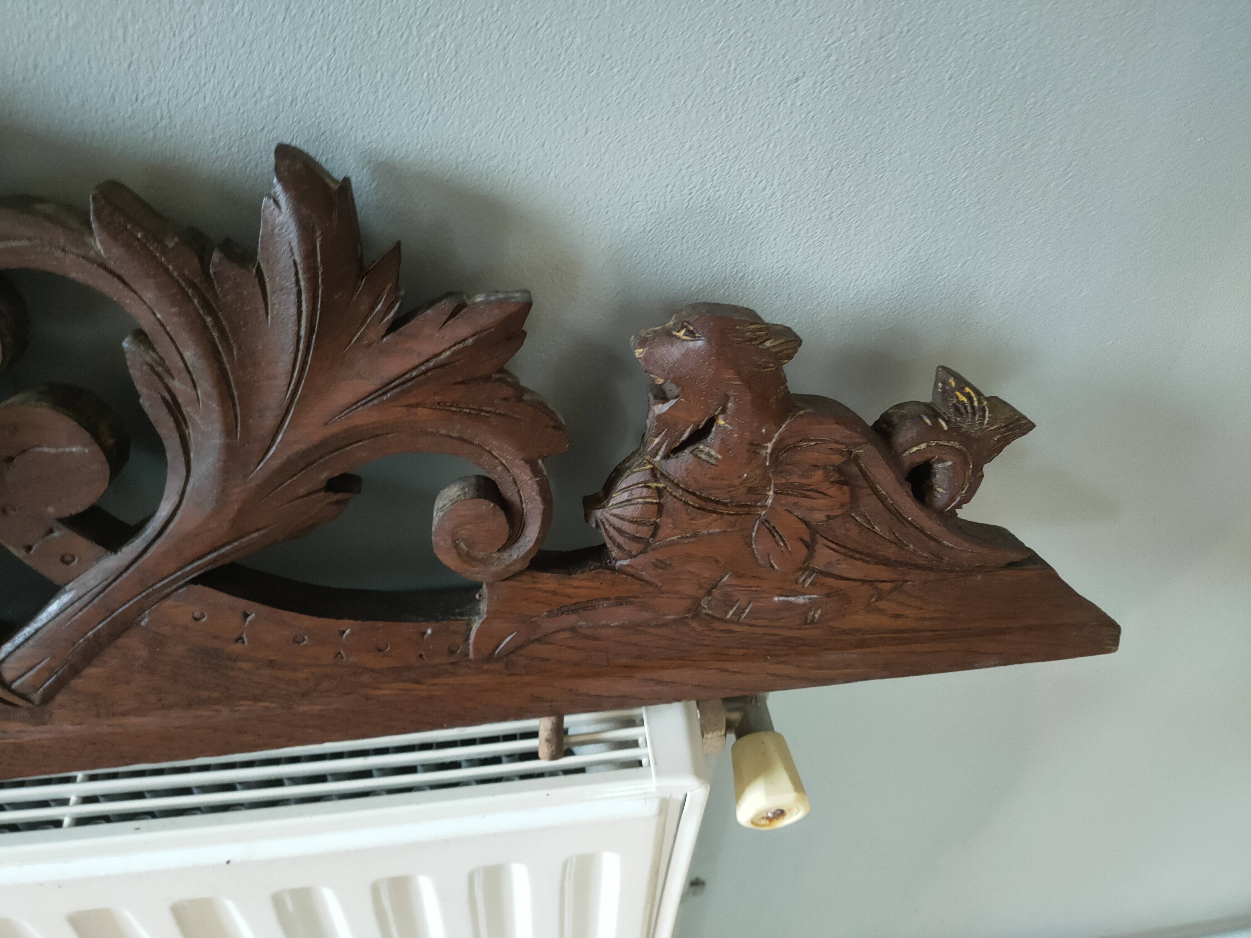 old oak pediment