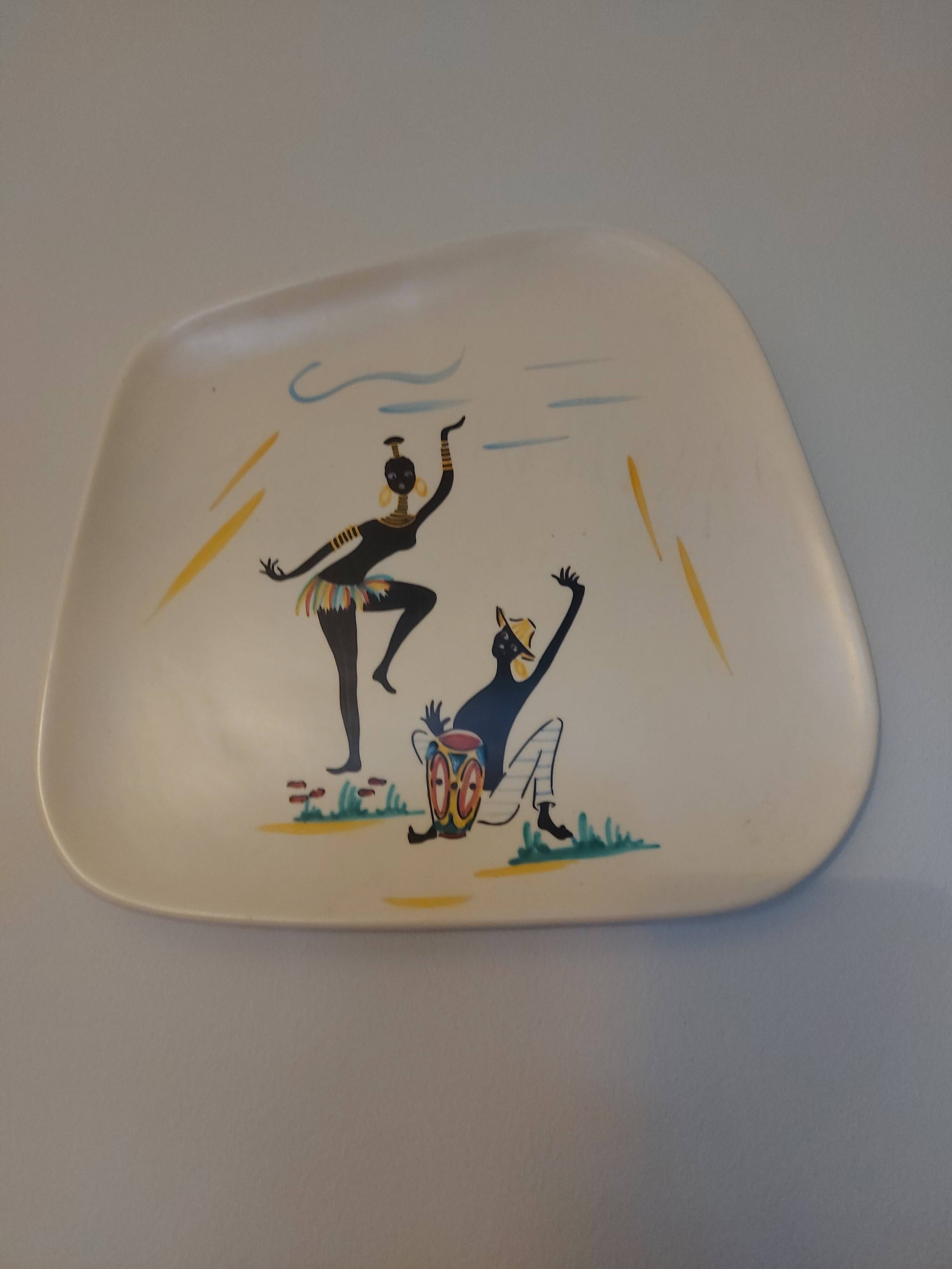 Vintage ceramic dish 60'S