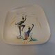 Plat en céramique vintage 60'S