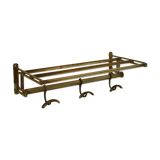 Old metal locomotive/train wall coat rack