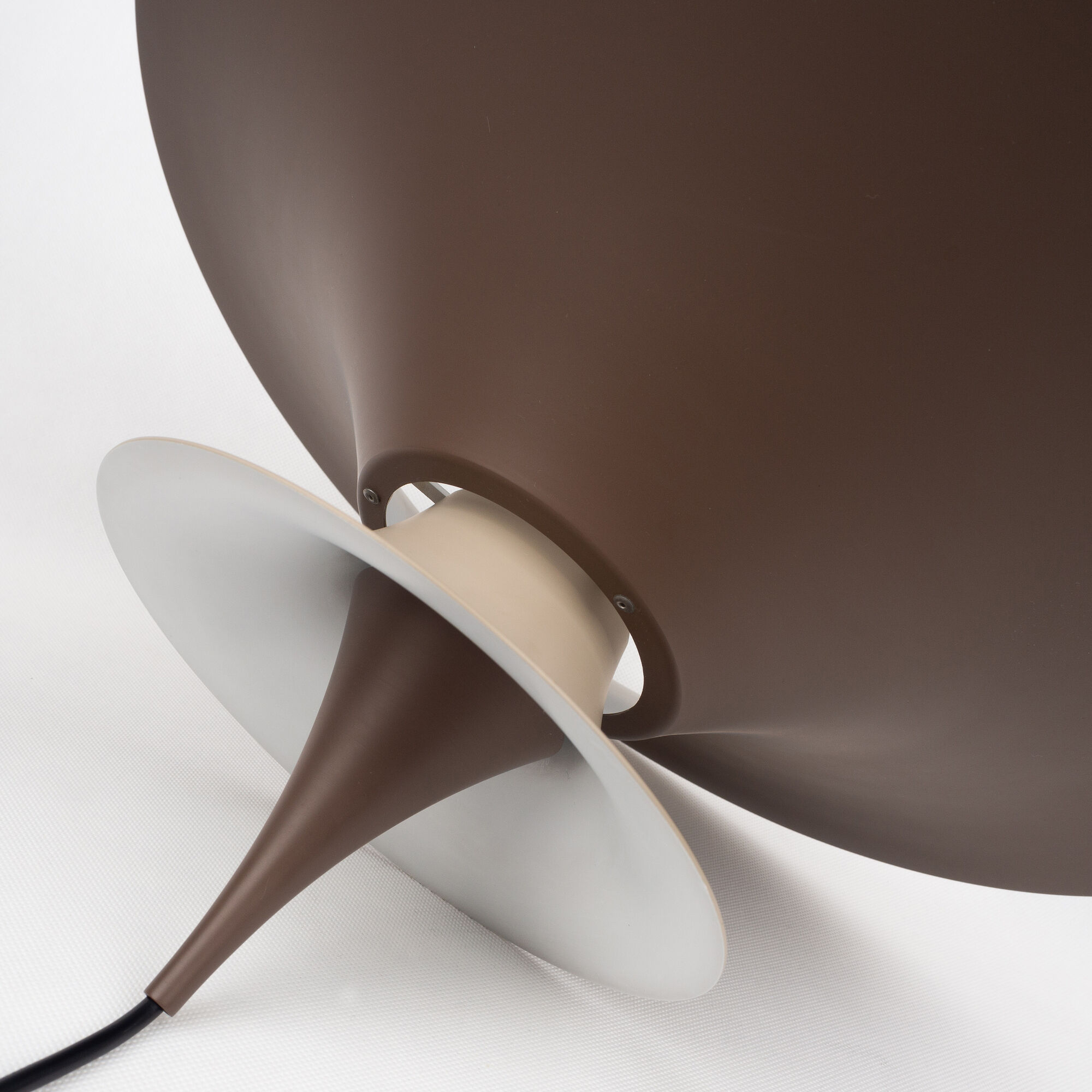 Danish pendant lamp Radius by Erik Balslev, Fog & Mørup, 1977