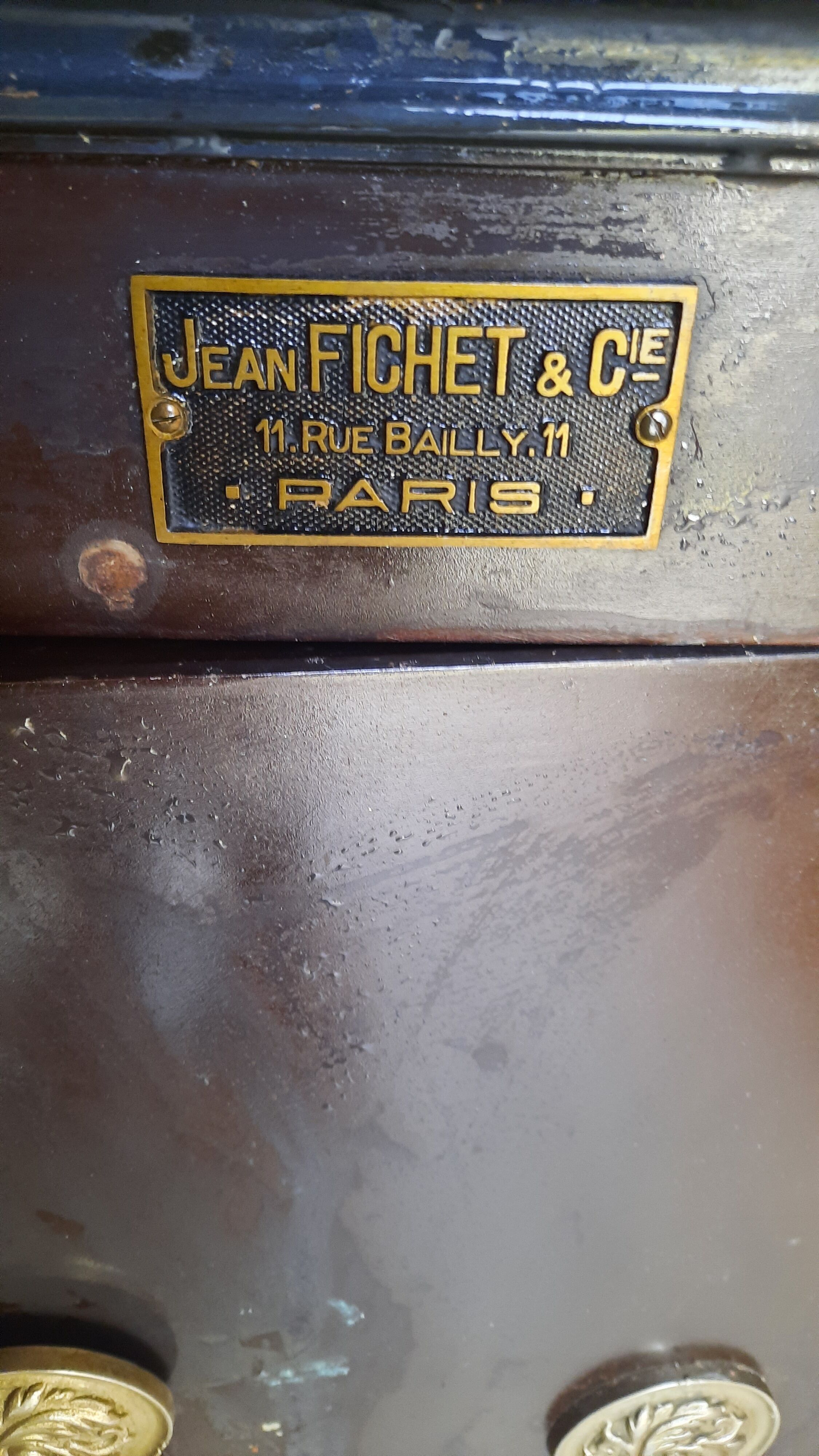 Coffre fort Fichet à clef