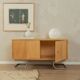 60s Sideboard by WK Möbel, Bauhaus Design