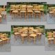 Lot 10 chairs bistro 40/50