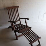 Vintage garden chaise longue