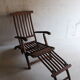 Chaise longue de jardin vintage