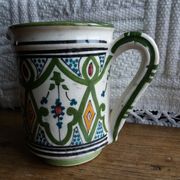 Pitcher Safi artisanal pottery Serghini Morocco