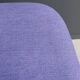 set of 6 kitchen chairs, wood and purple upholstery 1960s