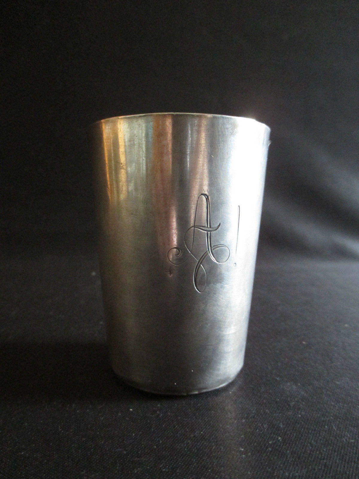 Brass ring in sterling silver