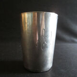 Brass ring in sterling silver