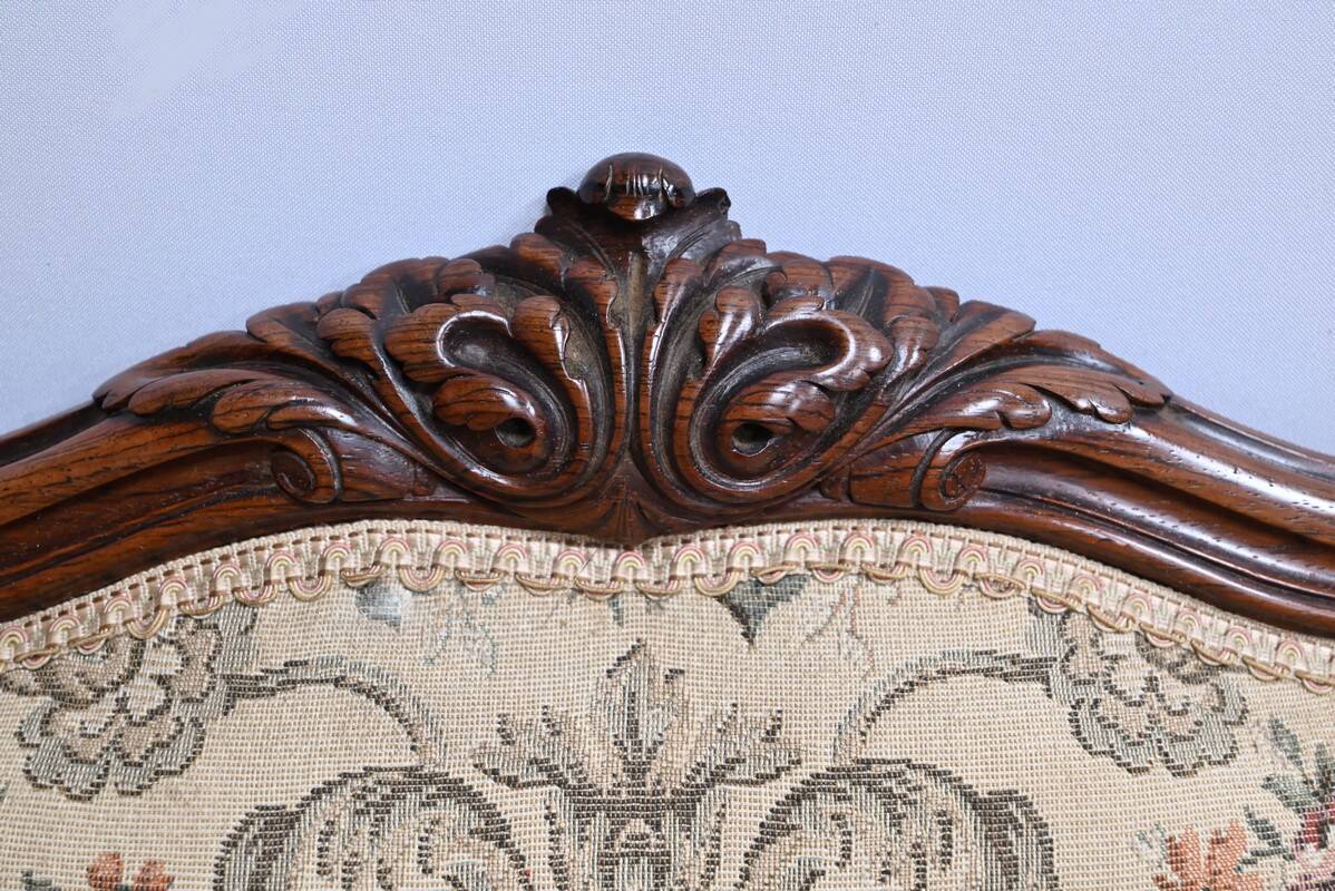 Suite of 4 Rosewood Chairs, Louis XV style, Napoleon III period – Mid-19th century