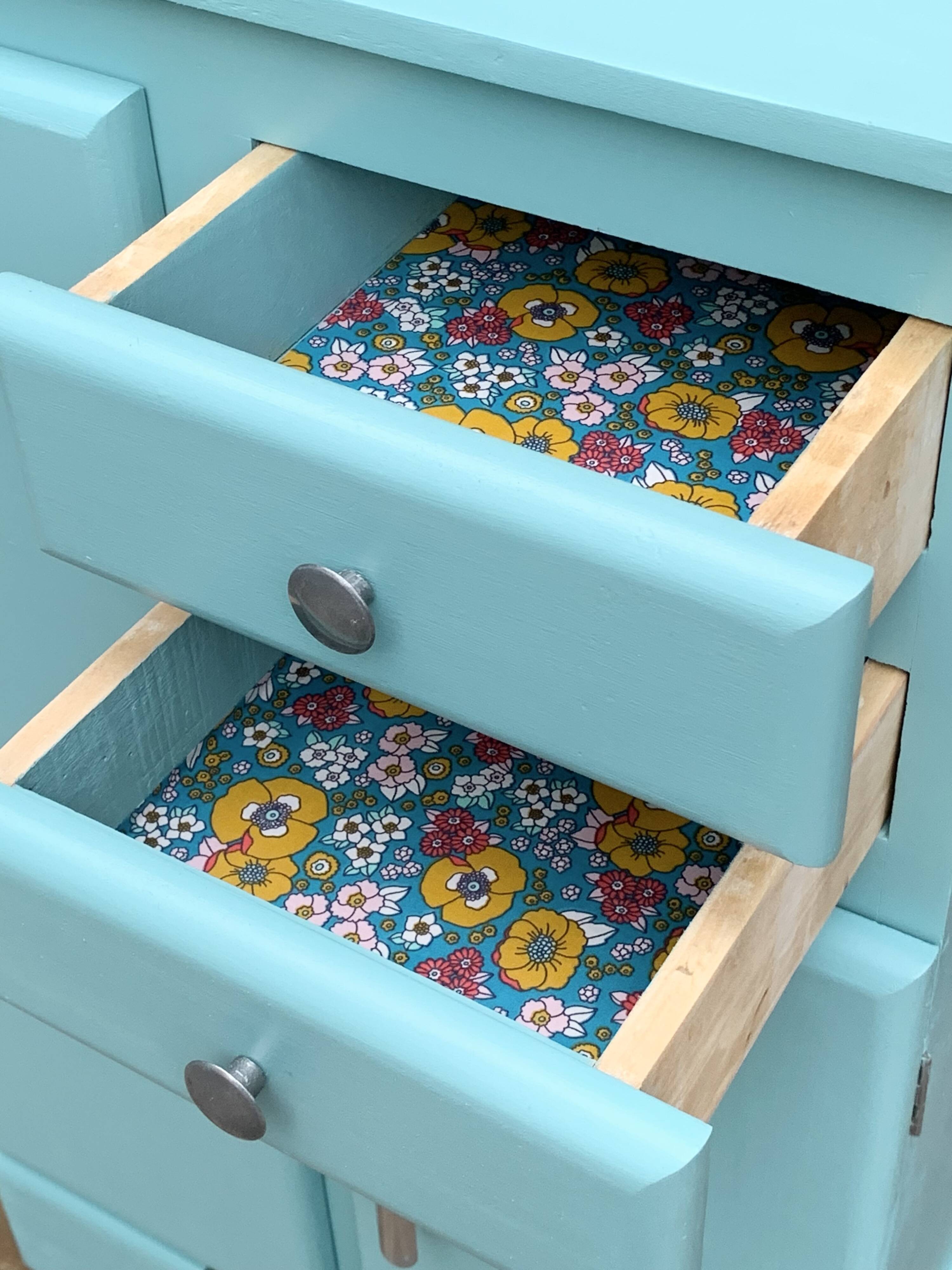 Mado turquoise sideboard vintage 1950