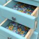 Mado turquoise sideboard vintage 1950