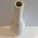 Large Little Girl Vase Long Straight Neck Cylindrical Cracked Glazed Ceramic
