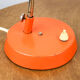 Adjustable Desk Lamp in Orange Painted Metal from TEP, 1970s