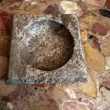 Cendrier en Marbre période Art-Deco 10/10 cm