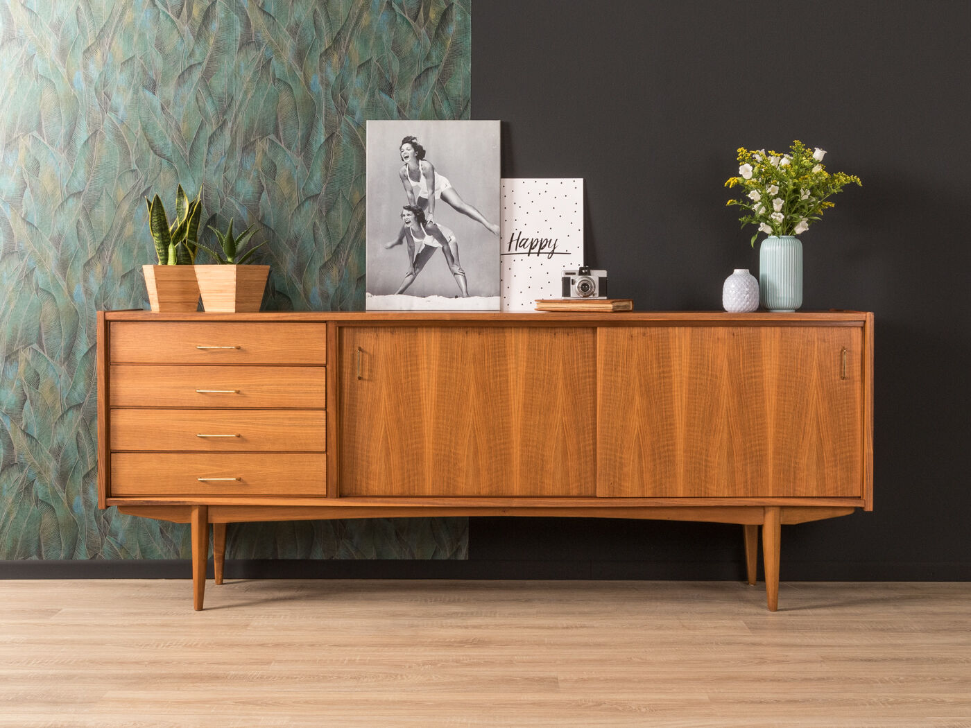 Walnut sideboard from the 1950s