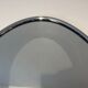 Oval chrome mirror in Art Deco style. Circa 1970.