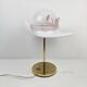 Table Lamp with Brass and Murano Glass, Italy 1970's