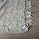 Plaid ancien en crochet fait main
