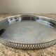 Vintage Sweden tray in silver metal from the 70s