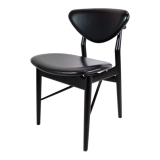 Chair, Finn Juhl, Black painted oak, House of Finn Juhl, model 108