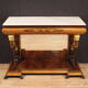 Console en marqueterie espagnole avec plateau en marbre du 19ème siècle