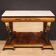 Console en marqueterie espagnole avec plateau en marbre du 19ème siècle